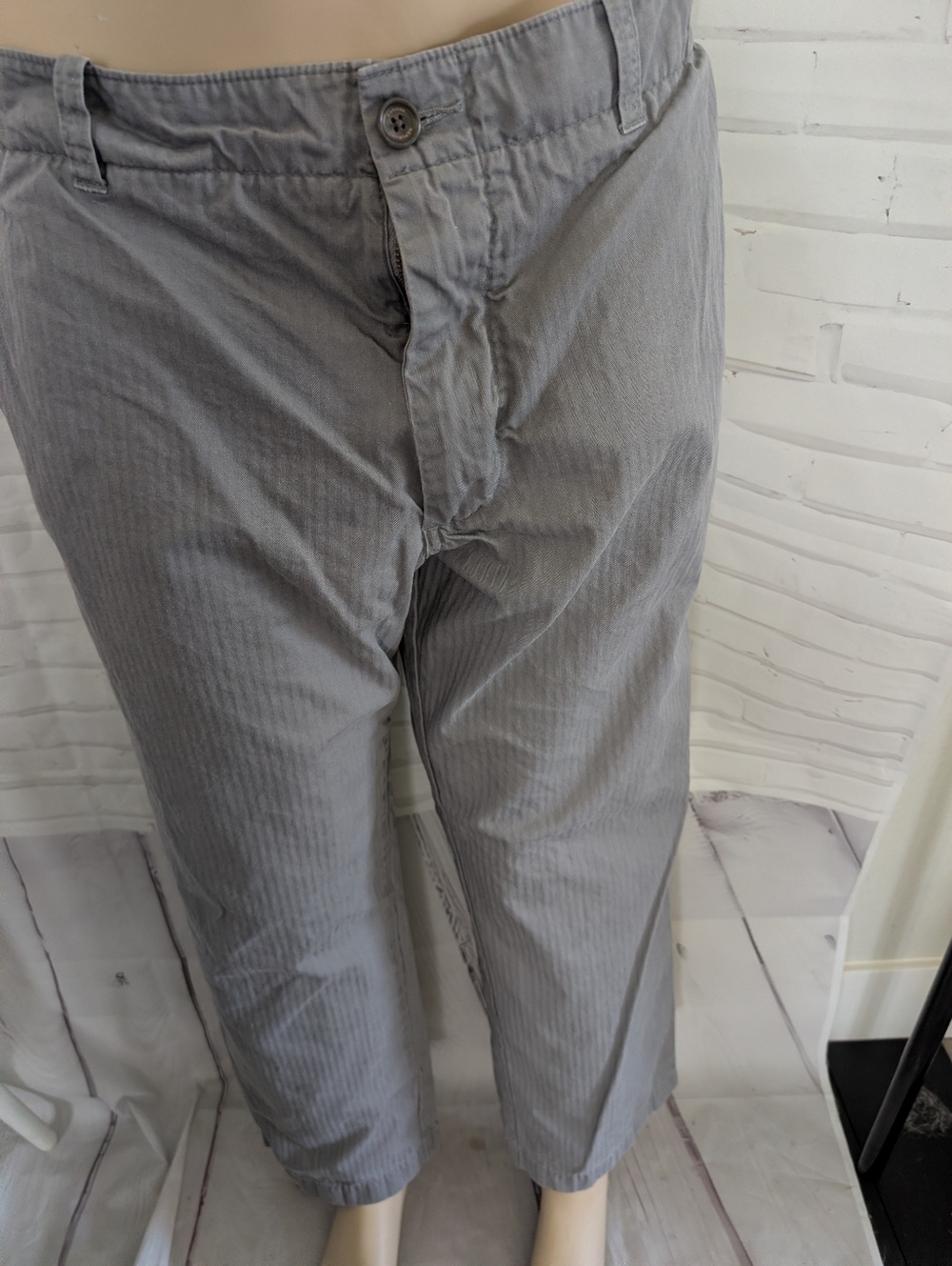 Banana Republic Light Gray Men's Chinos